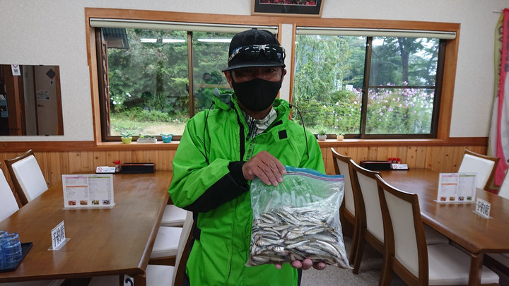 9月12日ワカサギ釣果2