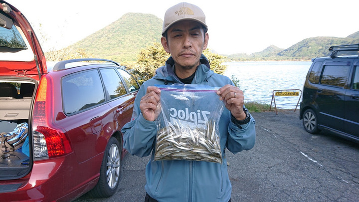 10月2日ワカサギ釣果1