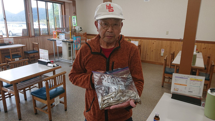 10月12日ワカサギ釣果1