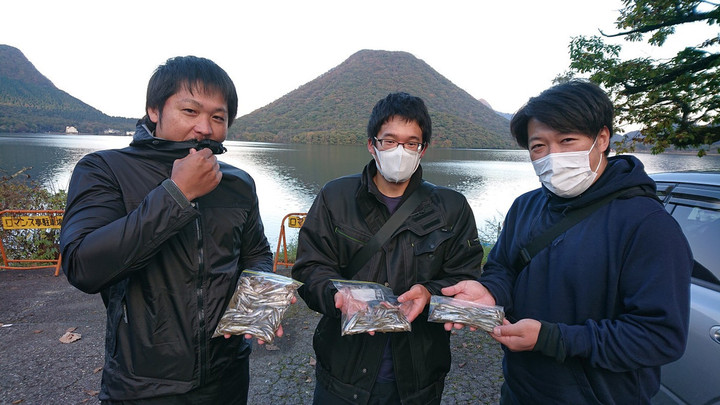 10月20日ワカサギ釣果3