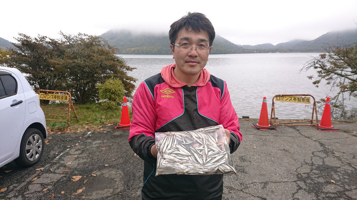 10月22日ワカサギ釣果