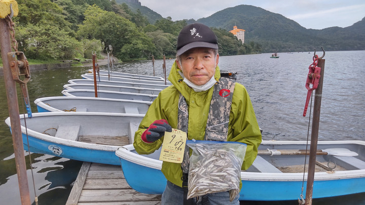 9月7日ワカサギ釣果4