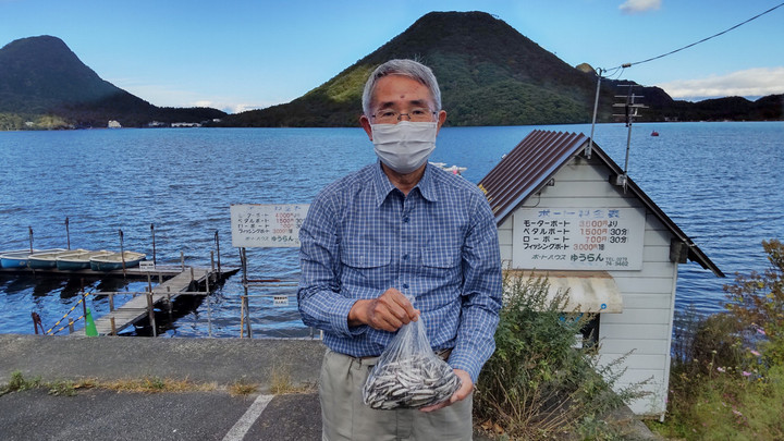 10月6日ワカサギ釣果1