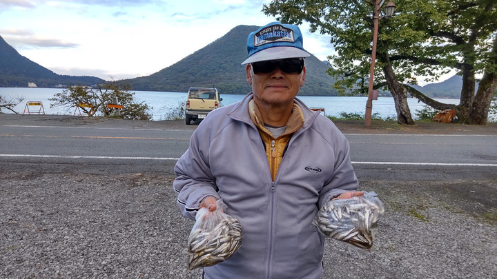 10月18日ワカサギ釣果