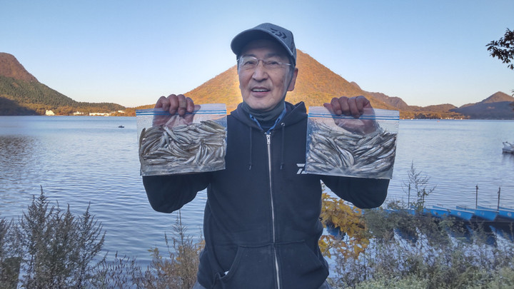 10月30日ワカサギ釣果