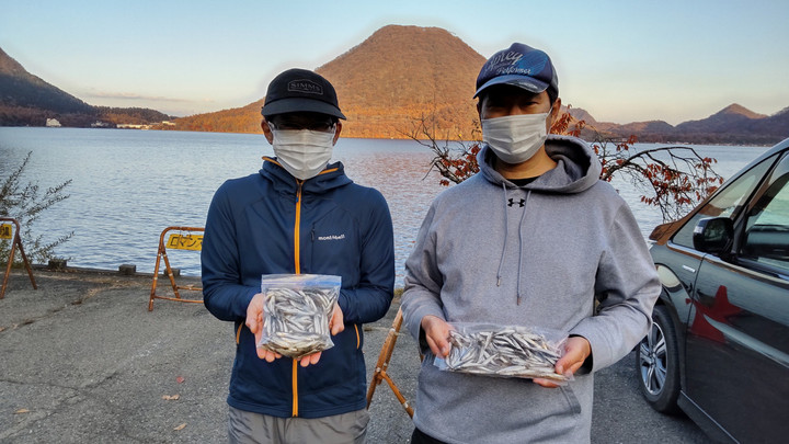 11月6日ワカサギ釣果1