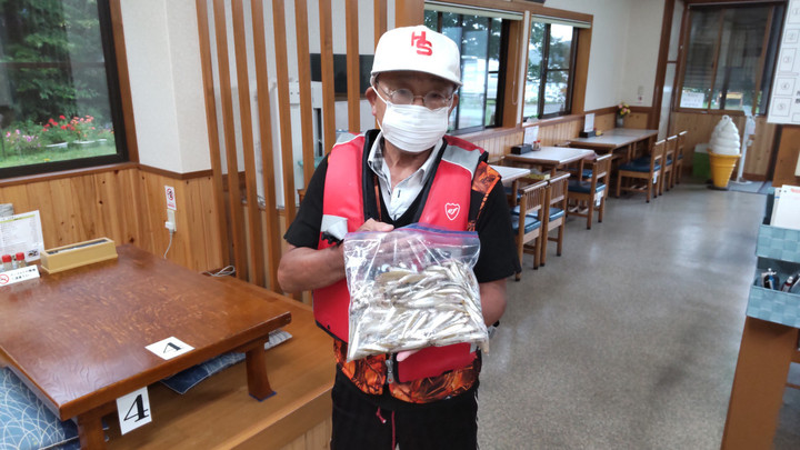 9月1日ワカサギ釣果