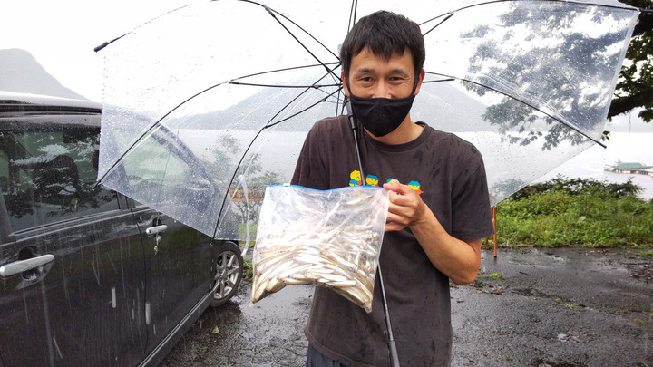 9月8日ワカサギ釣果