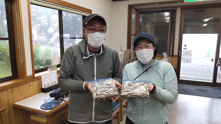 9月15日ワカサギ釣果