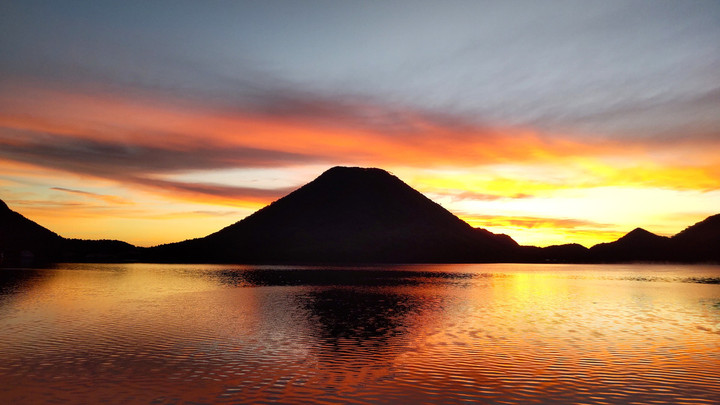 10月2日榛名湖朝焼け🌄