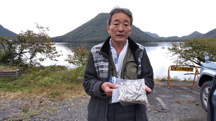 10月12日ワカサギ釣果