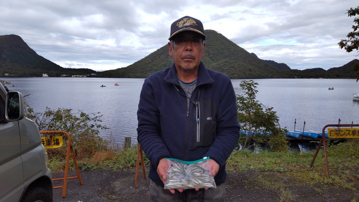 10月14日ワカサギ釣果