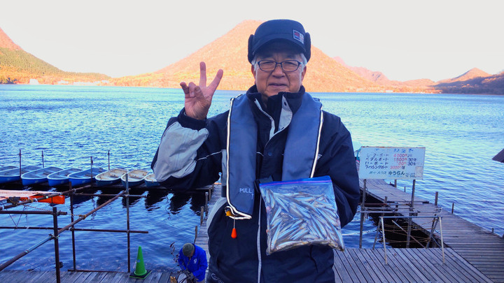 榛名湖ワカサギ釣果