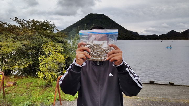 10月1日ワカサギ釣果