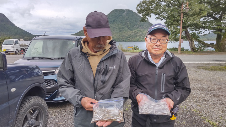 10月1日ワカサギ釣果