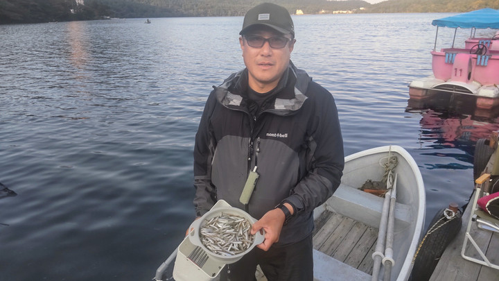 １０月１２日ワカサギ釣果