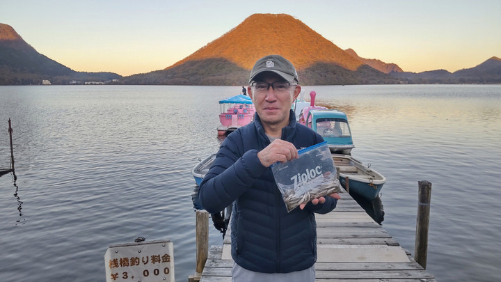 １１月３日ワカサギ釣果